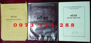 Túi hồ sơ cán bộ công chức
