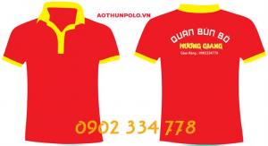 Áo thun quán bún bò may màu gì đẹp