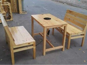 Bàn ghế cafe Hồng Gia Hân HGH44