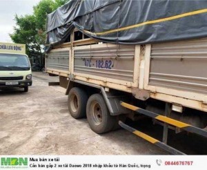 Cần bán gấp 2 xe tải Daewo 2018 nhập khẩu từ Hàn Quốc, trọng tải 15 tấn