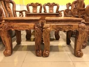 Bộ bàn ghế cột 12, 10 món