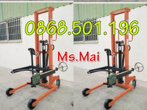 Xe nâng thùng phuy 350kg chính hãng là thiết bị kẹp phuy chuyên dụng