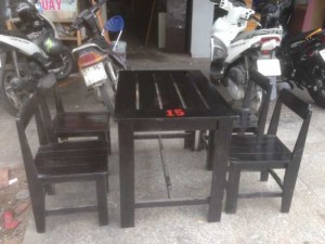 Cần bán gấp bộ bàn ghế cafe kinh doanh quán cóc vỉa hè