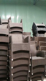 Cần bán gấp lô ghế nhựa mây tại kho