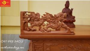 Sập thờ tứ linh siêu vip