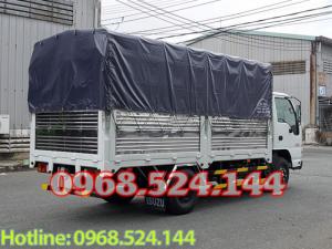 Xe tải isuzu thùng bạt 1t4 1t9 2t4 đời 2018, trả trước 60 triệu.