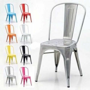 Lô ghế tolix lưng tựa, sắt cứng cáp giá rẻ