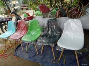Lô ghế nhựa nhìu màu mới 100%