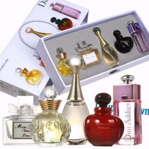 Sét Nước Hoa Nữ 5 Chai Mini 5mill Dior Siêu Thơm