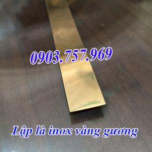 Nẹp dán tường, lập là vàng gương, nẹp không chân vàng gương, nẹp vàng gương dán tường, thanh inox dán