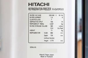 Tủ lạnh Hitachi Inverter R-VG470PGV3 395 lít