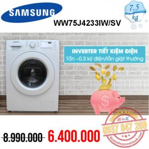 Máy giặt Samsung Inverter WW75J4233KW/SV 7.5kg