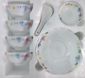 bộ chén sứ in logo làm quà tặng doanh nghiệp