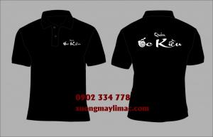 nhận in ấn logo lên áo thun làm đồng phục quán ăn , quán nhậu , quán ốc , quán lẩu , quán bún , quán cafe