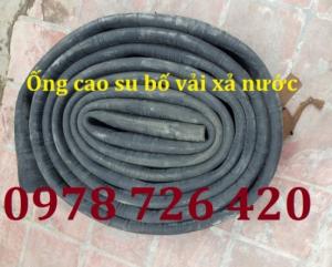 Ống cao su bố vải, ống cao su có sợi dù bơm nước chịu áp 10bar, 20bar