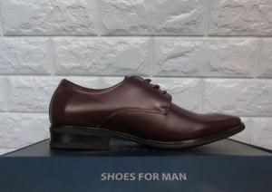 Giày da bò loafer buộc dây