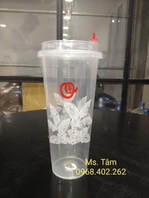 Ly PP cứng 700ml nắp tim