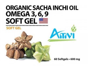 Organic Sacha Inchi Oil Omega 3,6,9 Soft Gel