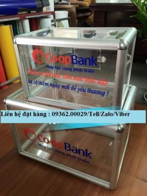 Hòm phiếu bo nhôm –Hòm phiếu mica