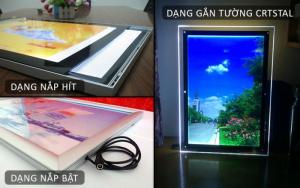 Biển hộp đèn siêu mỏng sang trọng đẹp mắt thu hút khách hàng