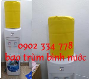 xưởng may và bán Bao trùm bình nước nóng lạnh midea màu vàng