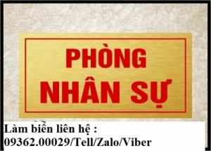 Biển phòng ban, biển công ty nhiều loại chất liệu và giá rẻ trên toàn quốc