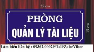 Biển phòng ban, biển công ty nhiều loại chất liệu và giá rẻ trên toàn quốc