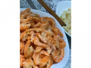 Tôm khô nhà làm