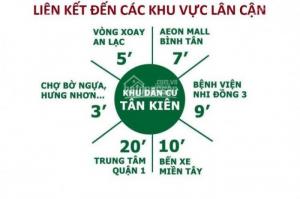 Đất sổ hồng thồ cư Tân Kiên, Bình Chánh, HCM- đường nhựa, XD tự do