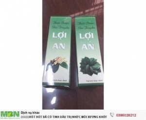 Tinh dầu Thảo Dược LỢI An xoá tan nỗi lo nhức xương khớp, đau dây thần kinh toạ, đau vai gáy