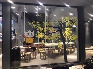 vẽ kính tết đẹp trang trí