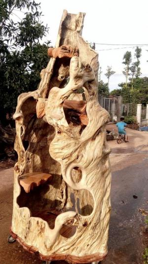 TỦ RƯỢU KHỦNG GỖ NU BẰNG LĂNG