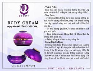 Kem dưỡng trắng da toàn thân MD beauty