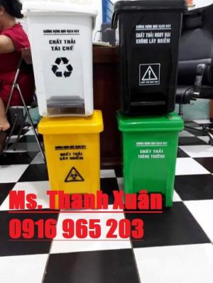 thùng rác đạp chân y tế 20 lít