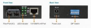 Bộ chuyển đổi Converter quang điện Netlink HTB-3100A/B 25Km đơn mốt.