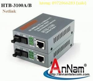 Bộ chuyển đổi Converter quang điện Netlink HTB-3100A/B 25Km đơn mốt.