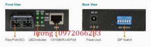 Bộ chuyển đổi Converter quang điện Netlink HTB-3100A/B 25Km đơn mốt.