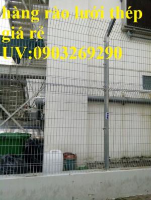 Sản xuất thi công hàng rào lưới thép mạ kẽm - sơn tĩnh điện phi 4, phi5, phi 6,.... phi 11, phi 12