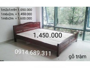 Giường gỗ giá rẻ