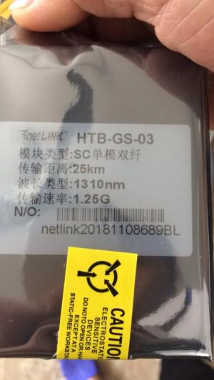 Bộ chuyển đổi 2 sợi Converter quang điện Netlink HTB-GS-03 loại 10/100/1000