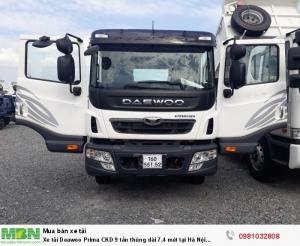 Xe tải Deawoo Prima CKD 9 tấn thùng dài 7,4 mét