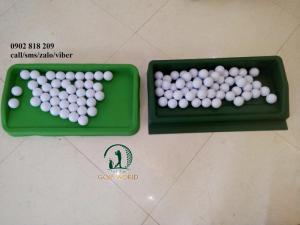 Khay cao su đựng 100 banh golf xanh nõn chuối