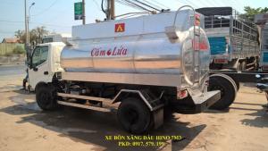 Xe Bồn Xăng Dầu Hino 6m3 (Bồn Nhôm)