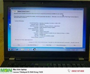 Lenovo Thinkpad i5 2540 Dòng T420