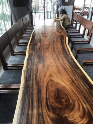 Bàn gỗ Me tây nguyên tấm
