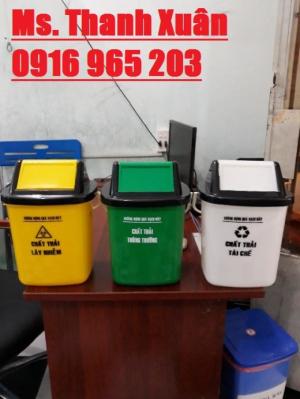 thùng rác bập bênh 5 lít bệnh viện