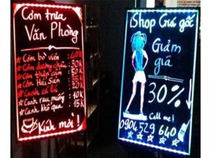Bảng led viết bằng bút dạ quang
