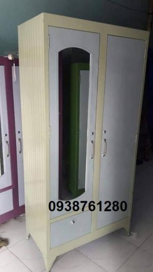 Tủ sắt quần áo ngang 90 cao 1m8