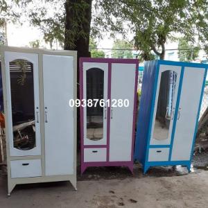 Tủ sắt quần áo ngang 90 cao 1m8