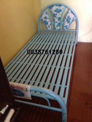 giường sắt đơn ngang 1m dài 2m